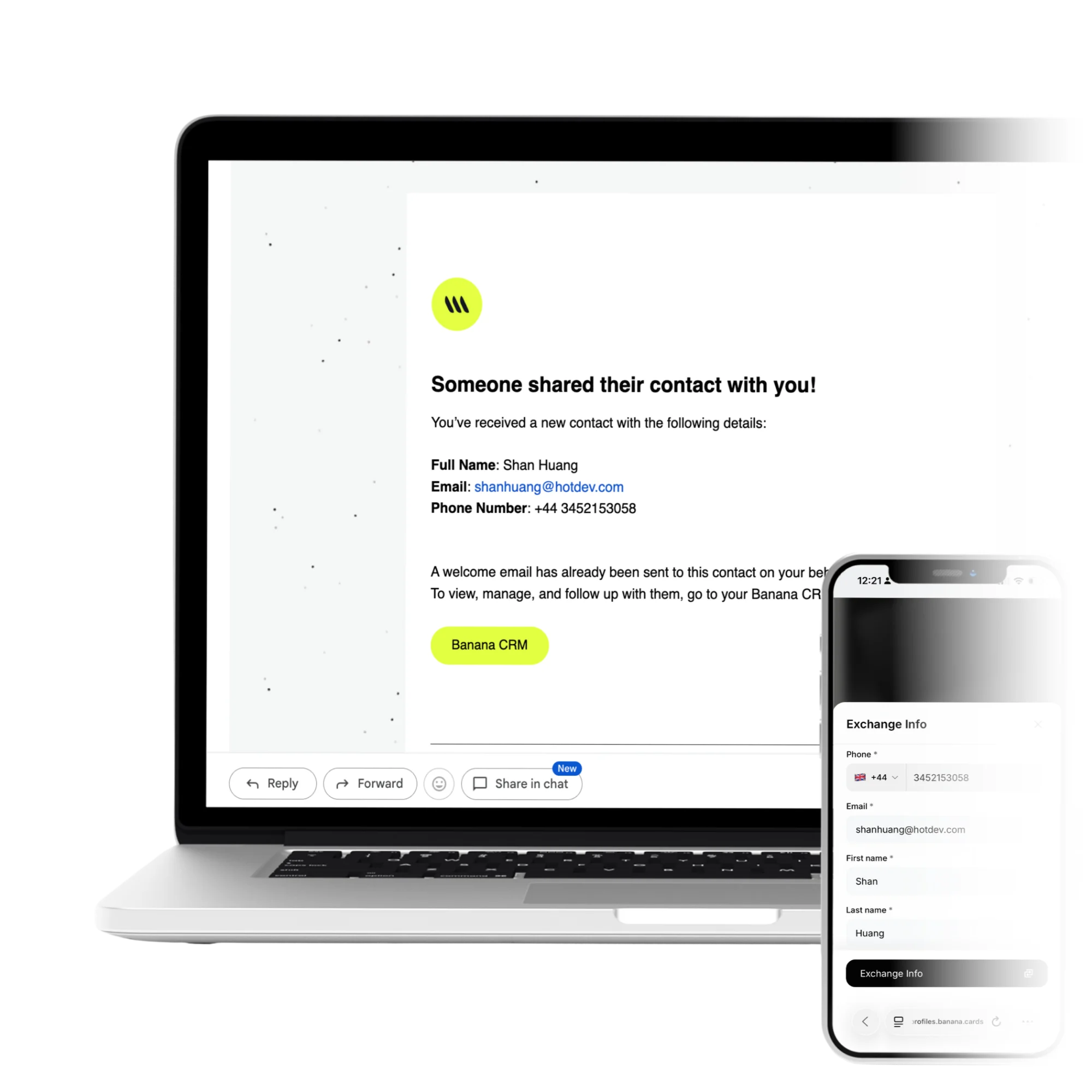 Event-scoped QR code capturing leads with instant CRM tagging and custom lead-capture form per event